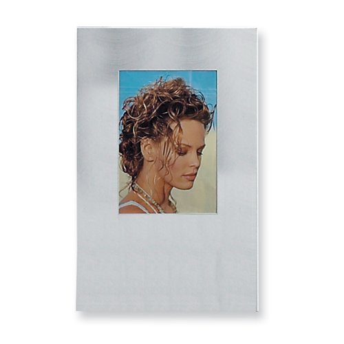 Brushed Aluminum 3.5x5 Photo Frame