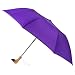 Apparel : Auto-Open Wooden Duck Handle Umbrella - Purple