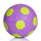 Purple and Green Dots 7" Playground Ball By Crocodile Creek