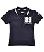 Nautica "North Coast Regatta" Pique Polo (Sizes 8 - 20) - navy/blue, 10/12