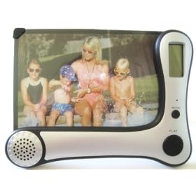Picture Frame with Voice Recorder - Fits 4 x 6 - NEW