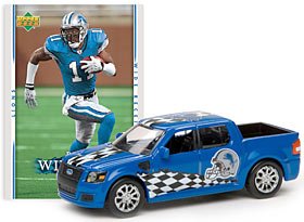 Detroit Lions - Roy Williams 2007 Upper Deck Collectibles NFL Ford SVT Adrenalin Concept with Card