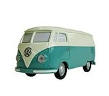 Zumreed VW Type II Bus Clock Radio IPOD/MP3 Stereo Speaker Green Ivory