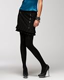 Sexy Stretch Twill Pleated Skirt