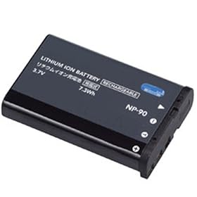 Casio Exilim EX-H20G Digital Camera Battery Lithium-Ion (1950 mAh) - Replacement for Casio NP-90 Rechargeable Battery