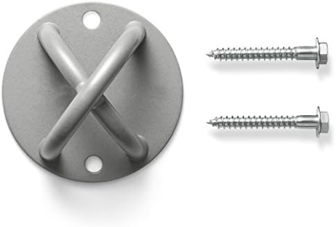 Suspension Training Wall & Ceiling X Mount Anchor - Multifunctional Anchor For All Suspension Training, Exercise Bands and Straps, Abdominal Trainers, Resistance and Ring Training Systems