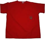 Ohio State Buckeyes (Buckeye) Red Scrub Top
