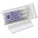 Panter Company PST1R Recycled Removable Adhesive Label Holders, 6 x1, Clear, 10/pack