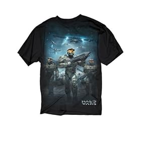 Halo Wars Master Chief Spartans Battle Scene T-Shirt
