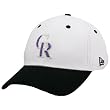 New Era Colorado Rockies White Repose 39THIRTY Stretch Fit Hat