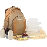 Picnic Rucksack backpack cool bag set for Two Person including Travel Rug FREE DELIVERY Outdoor Living