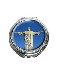 Beauty: Cristo Redentor Rio de Janeiro Compact Purse Mirror - Graphics and More