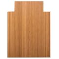 Bamboo Roll-Up Chair Mat - Natural (48Lx36W")
