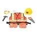 Melissa & Doug Construction Worker Costume Deluxe Role Play Set