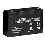 General 06100 - 6 volt 10Ah Sealed Lead Acid Rechargeable Battery (SLAA6-10F)