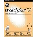 GE Lamps 90410 100-Watt A19 Crystal Clear, 2 Pack