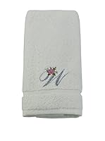 Bottega Tessile Toalla De Manos Monogram (Gris Claro W)