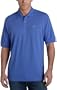 IZOD Men's Crested Pique Polo,Dive Blue,Large
