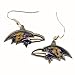 Baltimore Ravens Dangle Earrings title=