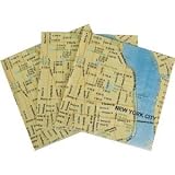 New York Doodles Destinations City Map Cocktail Napkins
