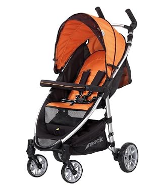 Hauck Capri Stroller - Black Orange
