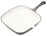 Clearview Enamelled Cast Iron Square Grill Pan 23cm x 23cm