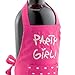 EPIC Party Girl Wine Bottle Apron Chef Set Girl's Party Wine Decor