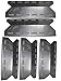 Grill Valueparts Stainless Steel Heat Plate (5-Pack) for Nexgrill, Perfect Glo, Jenn-Air (Dims: 17 5/16