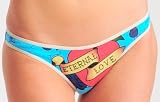 Ed Hardy - ED HARDY #1028 CE ETERNAL LOVE TILED THONG