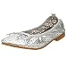 A-Line Toddler/Little Kid 6/A0271 Ballet Slipper,Silver Metallic,11.5 M US Little Kid