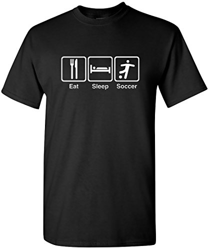 EatSleepTee Men's Eat Sleep Soccer T-Shirt