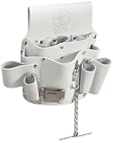 KT5178 Tool Pouch - Leather - 8-Pockets - Thong - Snap - Tunnel Loop
