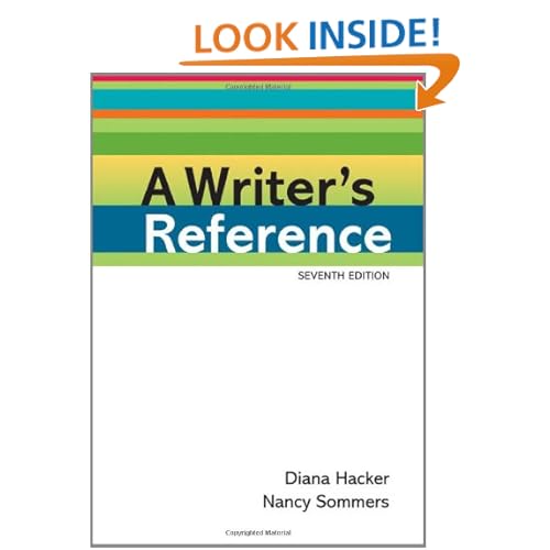 A Writer's Reference