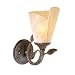 Capri - 1 Light Wall Sconce Lighting Fixture - Black Walnut Bronze - Excavation Glass - B2839