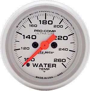 Auto Meter 4355 Ultra-Lite Full Sweep Electrical Water Temperature Gauge