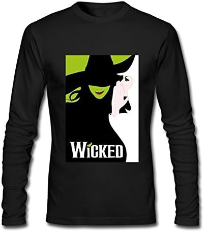 Musical Wicked Custom Men's Long sleeve T-shirt Tee Large
