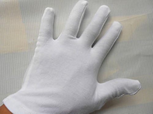 48PCS White Cotton Gloves Gloves Handling Gloves Etiquette Gloves Driver Gloves Work Gloves