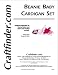 Book Beanie Baby Cardigan Pattern Set