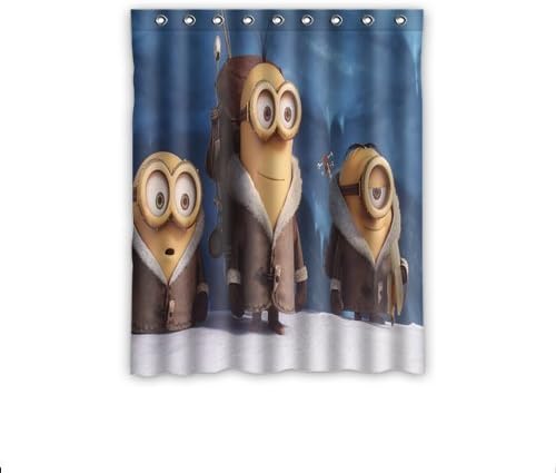 Perfect Minions Window Curtains/drape/panels/treatment Polyester Fabric Office/Home/Bedroom Decor 52"x 63"