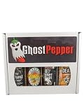 Ghost Pepper Hot Sauce Gift Box (Dave's Ghost, Blair's Ghost, Mad Dog 357 Ghost, & The Ghost) 5oz Bottles Ghost Pepper Hot Sauce Gift Box (Dave's Ghost, Blair's Ghost, Mad Dog 357 Ghost, & The Ghost) 5oz Bottles