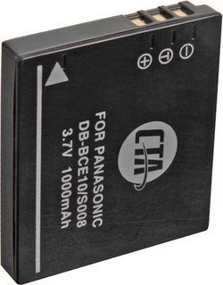 Pansonic Lumix DMC-FX30, DMC-FX33, DMC-FX55, SDR-S10 - Replacement Battery (1000 mAh, 3-YR Warranty)