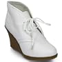 High Heel Wedge Damen Schn�rschuhe mit Keilabsatz JW191 White Gr. 41
