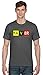 Pilot Expressions Men's AV8R Taxiway Sign T-Shirt (X-Large) Dark Heather Grey