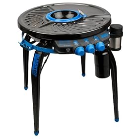 Blacktop 360 HFI Premium Party Hub Grill/Fryer, Black/Blue