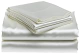 Scent-Sation Charmeuse 300-Thread-Count Satin King Pillowcase Pair, Bone