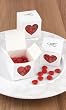 Boxes Open heart Favor Boxes Blank (25 per order) Wedding Favors