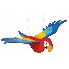 Flappy Wing Parrot Mobile - Childrens Mobile [Toy]
