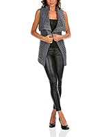 Bleu Marine Chaleco Marlene (Gris)