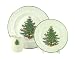 Original Christmas Tree Dickens Embossed 3-Piece Dinnerware Set