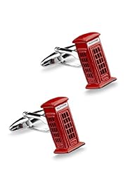 Telephone Box Rectangular Cufflinks